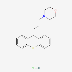 Morpholine, 4-(3-thioxanthen-9-ylpropyl)-, hydrochloride