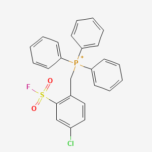 5-Chloro-2-((triphenylphosphoranyl)methyl)benzenesulfonyl fluoride