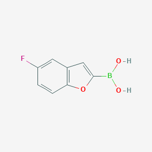 B151820 (5-Fluorobenzofuran-2-yl)boronic acid CAS No. 473416-33-0