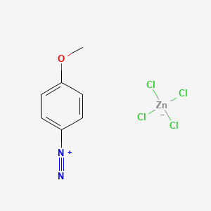 4-methoxybenzenediazonium;tetrachlorozinc(2-)