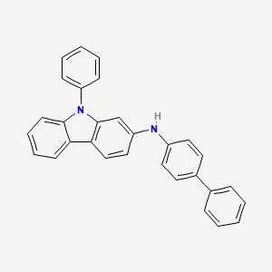 N-[1,1'-biphenyl]-4-yl-9-phenyl-9H-carbazol-2-amine