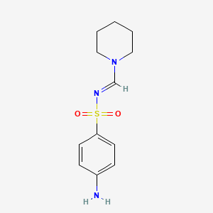 1-((((4-Aminophenyl)sulfonyl)imino)methyl)piperidine