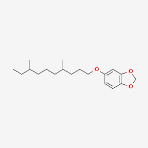 1,3-Benzodioxole, 5-((4,8-dimethyldecyl)oxy)-