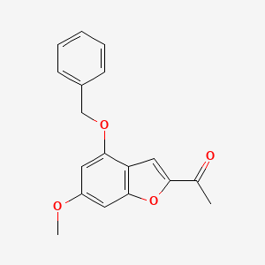 1-(4-(Benzyloxy)-6-methoxybenzofuran-2-yl)ethanone