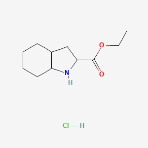 Ethyl octahydro-1H-indole-2-carboxylate hydrochloride