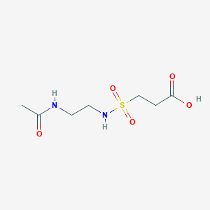 3-[(2-Acetamidoethyl)sulfamoyl]propanoic acid