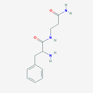 2-amino-N-(2-carbamoylethyl)-3-phenylpropanamide