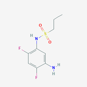 N-(5-amino-2,4-difluorophenyl)propane-1-sulfonamide