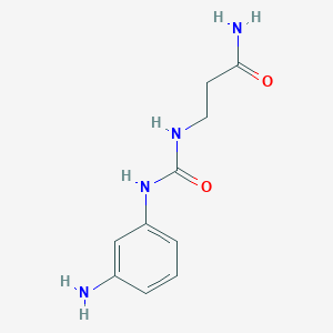 3-{[(3-Aminophenyl)carbamoyl]amino}propanamide