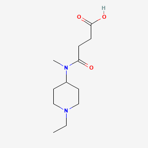 3-[(1-Ethylpiperidin-4-yl)(methyl)carbamoyl]propanoic acid