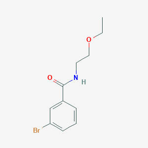 molecular formula C11H14BrNO2 B1518264 3-bromo-N-(2-ethoxyethyl)benzamide CAS No. 1156121-66-2