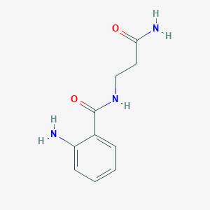 molecular formula C10H13N3O2 B1518273 3-[(2-Aminophenyl)formamido]propanamide CAS No. 1156868-60-8