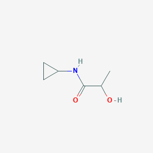 molecular formula C6H11NO2 B1518281 N-环丙基-2-羟基丙酰胺 CAS No. 1153455-77-6