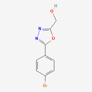 [5-(4-Bromophenyl)-1,3,4-oxadiazol-2-yl]methanol