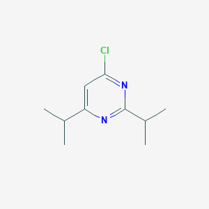 molecular formula C10H15ClN2 B1518284 4-Chloro-2,6-bis(propan-2-yl)pyrimidine CAS No. 1155152-94-5