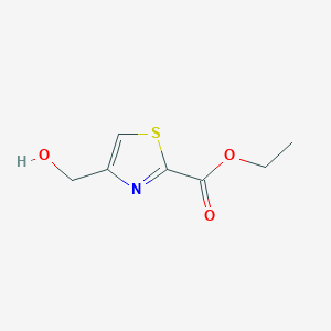 molecular formula C7H9NO3S B1518285 4-(羟甲基)-1,3-噻唑-2-羧酸乙酯 CAS No. 1155532-65-2