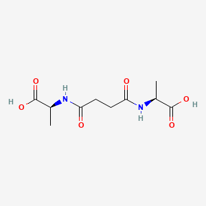 DL-Alanine, N,N'-(1,4-dioxo-1,4-butanediyl)bis-