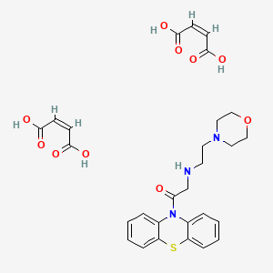 10-(N-(2-Morpholinoethyl)glycyl)phenothiazine dimaleate