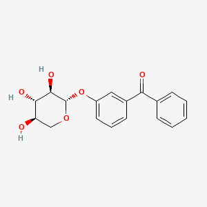 Phenyl(3-(beta-D-xylopyranosyloxy)phenyl)methanone