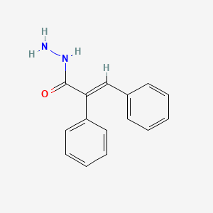 alpha-(Phenylmethylene)benzeneacetic acid hydrazide