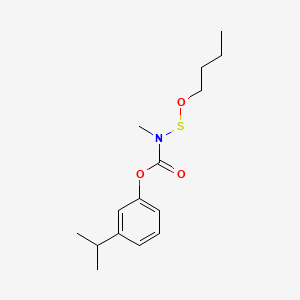 Carbamic acid, (butoxythio)methyl-, 3-(1-methylethyl)phenyl ester