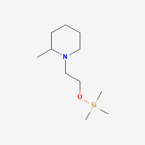 2-Methyl-1-(2-((trimethylsilyl)oxy)ethyl)piperidine