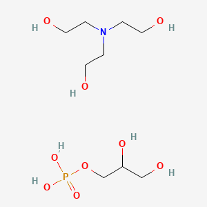 2-[Bis(2-hydroxyethyl)amino]ethanol;2,3-dihydroxypropyl dihydrogen phosphate