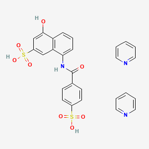 molecular formula C27H23N3O8S2 B15183581 Einecs 286-347-0 CAS No. 85222-95-3