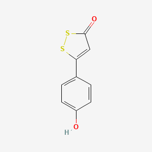 5-(4-Hydroxyphenyl)-3H-1,2-dithiol-3-one