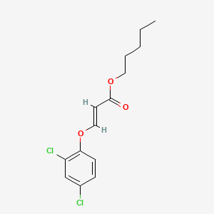 Pentyl (E)-3-(2,4-dichlorophenoxy)-2-propenoate