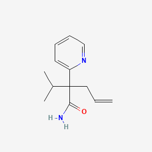 alpha-Allyl-alpha-isopropyl-2-pyridineacetamide