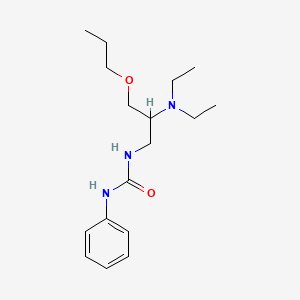 N-(2-(Diethylamino)-3-propoxypropyl)-N'-phenylurea