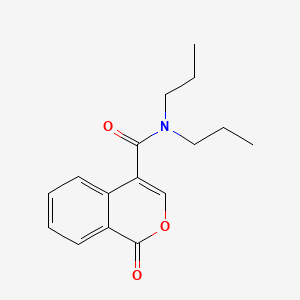 1H-2-Benzopyran-4-carboxamide, N,N-dipropyl-1-oxo-