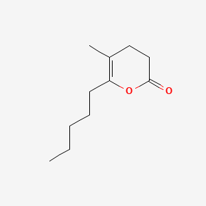 3,4-Dihydro-5-methyl-6-pentyl-2H-pyran-2-one