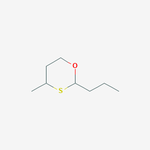 molecular formula C8H16OS B15183841 4-Methyl-2-propyl-1,3-oxathiane CAS No. 1064678-08-5