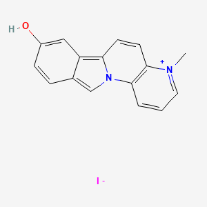 8-Hydroxy-4-methyl-11H-pyrido(3,2-a)carbazolium iodide