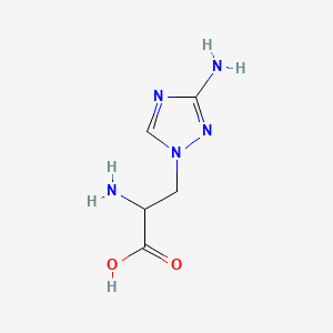 alpha,3-Diamino-1H-1,2,4-triazole-1-propanoic acid