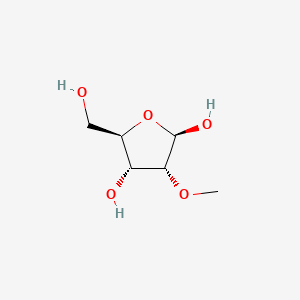 molecular formula C6H12O5 B15183897 2-O-Methyl-beta-D-ribofuranose CAS No. 18979-03-8