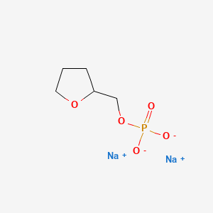 molecular formula C5H9Na2O5P B15183927 2-Furanmethanol, tetrahydro-, phosphate, sodium salt CAS No. 72479-85-7