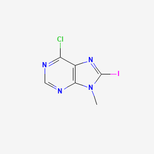 9H-Purine, 6-chloro-8-iodo-9-methyl-