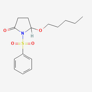 5-(Pentyloxy)-1-(phenylsulfonyl)-2-pyrrolidinone