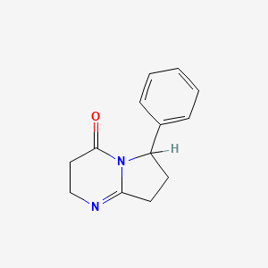 2,6,7,8-Tetrahydro-6-phenylpyrrolo(1,2-a)pyrimidin-4(3H)-one