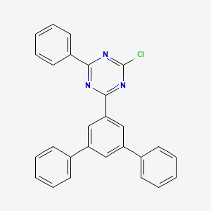 molecular formula C27H18ClN3 B1518404 2-Chloro-4-(3,5-diphenylphenyl)-6-phenyl-1,3,5-triazine 