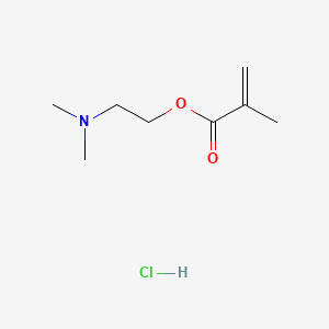 molecular formula C8H16ClNO2 B15184145 2-(Dimethylamino)ethyl methacrylate hydrochloride CAS No. 2421-44-5