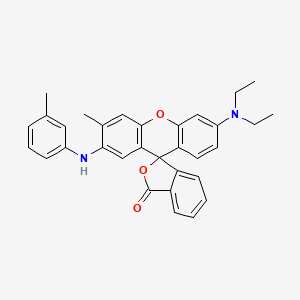 Spiro(isobenzofuran-1(3H),9'-(9H)xanthen)-3-one, 6'-(diethylamino)-3'-methyl-2'-((3-methylphenyl)amino)-