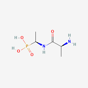 molecular formula C5H13N2O4P B15184187 Alamecin CAS No. 11096-79-0