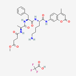 molecular formula C35H42F3N5O10 B1518433 MeOSuc-Ala-Phe-Lys-AMC CAS No. 201853-92-1