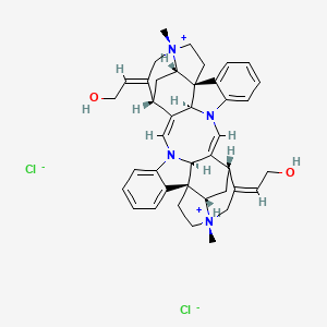 molecular formula C40H46Cl2N4O2 B15184382 Toxiferine I dichloride CAS No. 6696-58-8