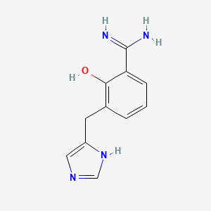 2-Hydroxy-3-(1H-imidazol-4-ylmethyl)benzenecarboximidamide