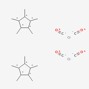 molecular formula C24H30Cr2O4 B1518445 Pentamethylcyclopentadienylchromium dicarbonyl dimer 